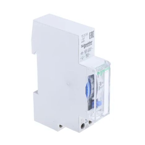 Interruptor horario analógico IH 24h con 1 módulo 100h 1C-16A SCHNEIDER  ELECTRIC 15336