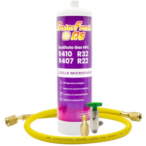 Gas Refrigerante para Aire Acondicionado Tipo Split Ralerfresh RS sustituto de los gases R410, R32, R407 y R22