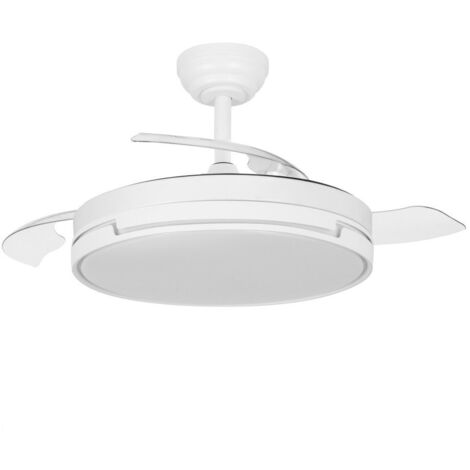 Ventilador Dc Papiro 59w Blanco 6 Velocidades 107Ø Seleccionable CTT con mando (1/3)