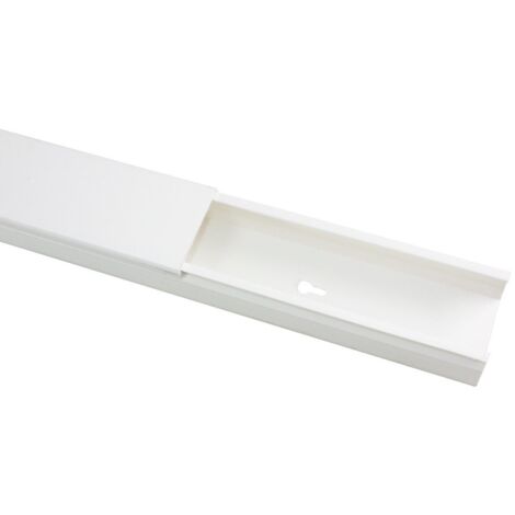 Tira canaleta 2 mtr Blanca 40x25 PVC