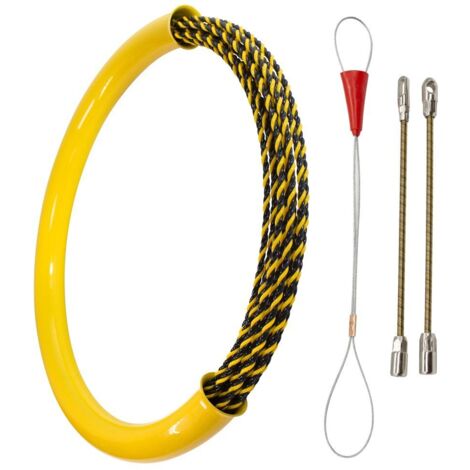 Guia pasacables triple trenzada Ø7mm 30mtr 3 nucleos trenzados Con tubo (1/5)