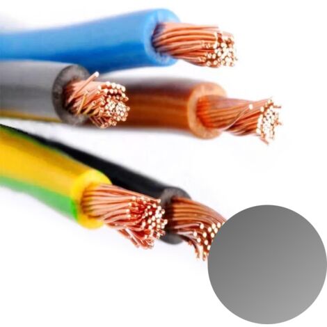 Mtr cable 4 mm² .Cable Flexible Libre de Halógeno -CPR-  Gris