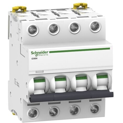 Interruptor magnetotérmico Schneider Electric A9F79416 IC60N 4P 16A C