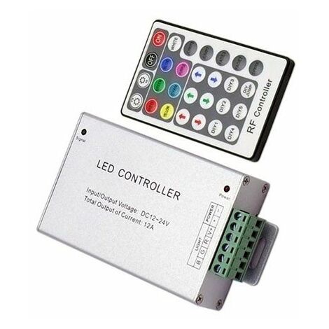 Controlador y mando a distancia led RGB 12A de radiofrecuencia IP25