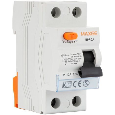 Diferencial Superinmunizado MAXGE 2P 40A 300mA Clase A