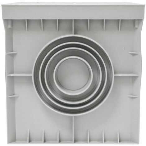 Arqueta cuadrada estanca 200X200 mm con tapa IP54