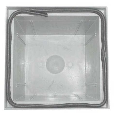 Arqueta cuadrada estanca 200X200 mm con tapa IP54