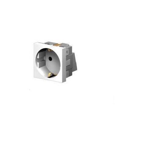 Base enchufe schuko Blanca JSL 745-T-BR