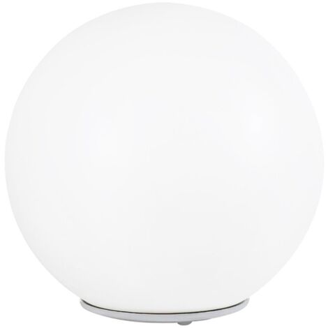 Farola jardín Bola 45cm OPAL polietileno + Base E-27