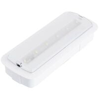 Luz LED de emergencia para exterior 4w con kit para techo IP65