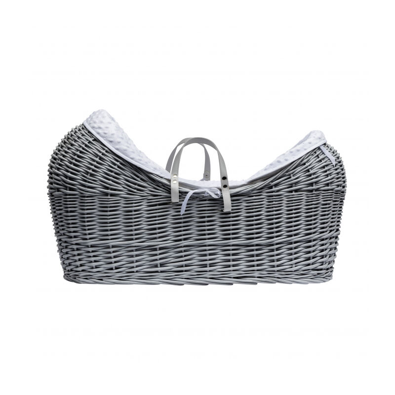 White honeycomb wicker discount pod basket and rocker