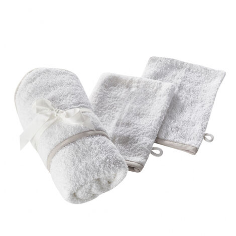 Fish Aqua/White 550gsm Cotton Towel