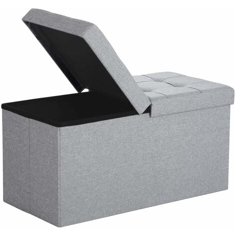 Sitzhocker Sitzwürfel Sitzbank faltbar deckel Hocker Sitzbox Aufbewahrungsbox AT