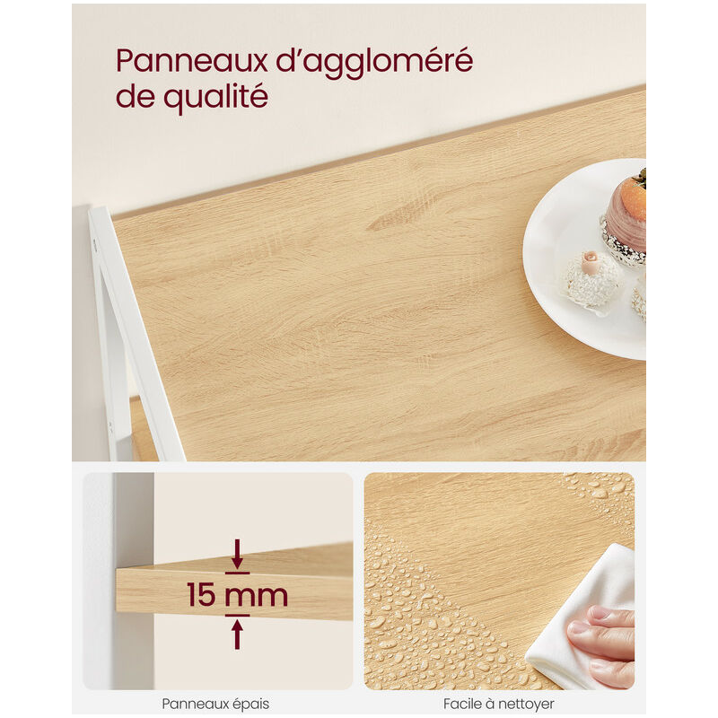 Sogeshome Étagère de cuisine, avec étagères de rangement, 80 * 40 Sogeshome Étagère de cuisine, avec étagères de rangement, 80 * 40
