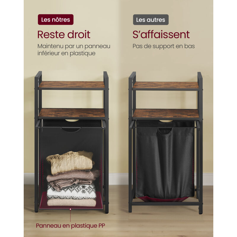 2 Pièces Sacs De Rangement Triangulaires En Tissu Oxford Gris Foncé 47×28cm - Organisateurs D'Angle Gain De Place