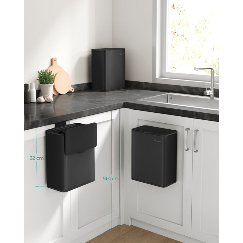 Générique Poubelle Murale Cuisine - Poubelle De Cuisine Suspendue Avec