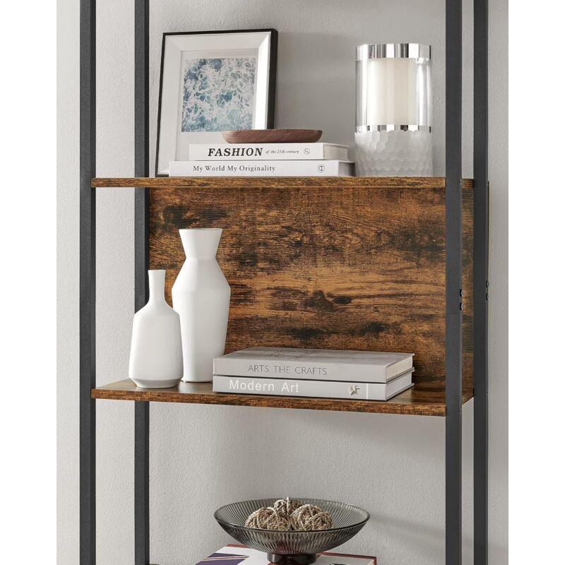JoliJour Bibliothèque, Étagère à 5 Niveaux pour Salon, Bureau, Chabre