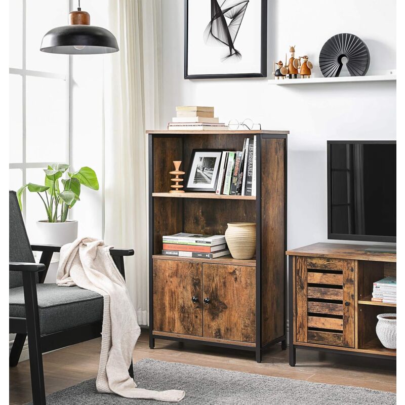 Vasagle meuble de rangement, armoire, placard, bibliothèque, 2