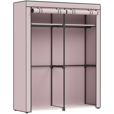 Porte-Manteau Porte-vêtements en Bambou avec 1 étagère pour Porte Chaussures,60x35x120cm,Nature