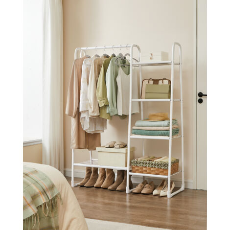 SONGMICS Portant à Vêtements à Roulettes, Penderie 74 cm, Porte SONGMICS Portant à Vêtements à Roulettes, Penderie 74 cm, Porte