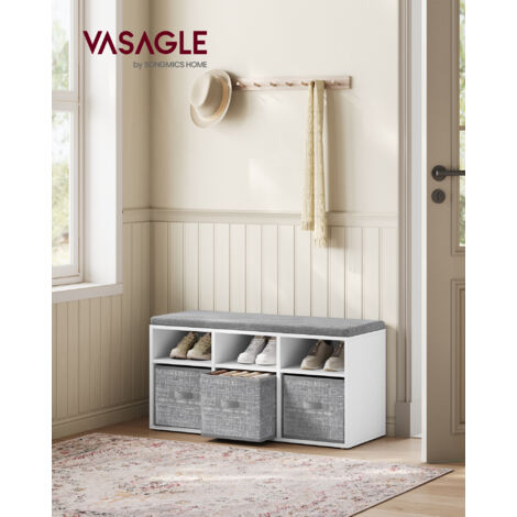 PRETYZOOM 2 Pièces Meuble à Chaussures Mural Étagère à