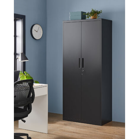 Boîte De Rangement Verrouillable 5 Niveaux En Métal - Armoire Bureau Documents A4 Alliage Aluminium