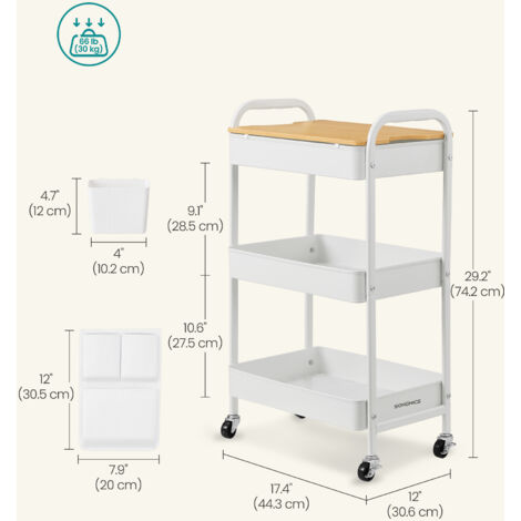Chariot À Roulettes - Rayonnage Et Rangement De