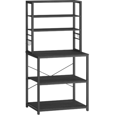 Étagère Cuisine Industrielle VASAGLE 6 Niveaux - Pour Micro-ondes Et Machine à Café - 167cm