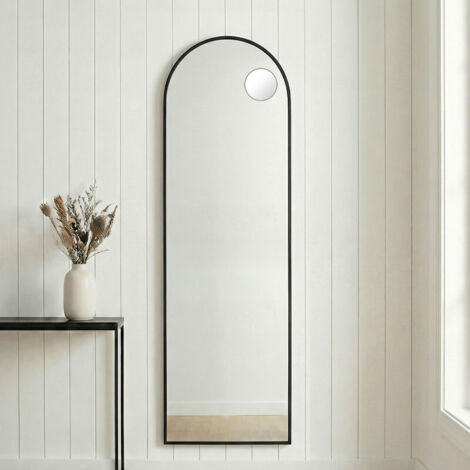 Porte Bijoux Miroir Sur Pied Doré Arche XXL 180x65 Cm - Verre Trempé - Fixation Murale Ou Sur Pied - Pour Salon Ou Chambre Miroir Design Luxe Chambre Porte Bijoux Miroir Sur Pied Doré Arche XXL 180x65 Cm - Verre Trempé - Fixation Murale Ou Sur Pied - Pour Salon Ou Chambre Miroir Design Luxe Chambre