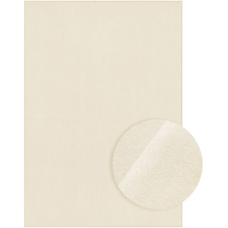 Songmics – Tapis shaggy 160 x 230 cm – Antidérapant – Lavable en machine – Beige cappuccino – Pour salon et chambre moderne (1/5)