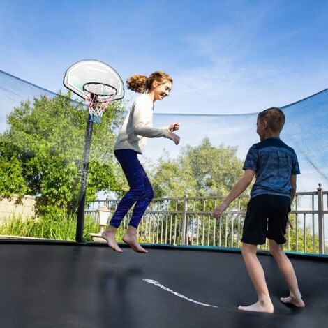 Tapis de Saut pour Trampoline, pièce de Rechange, Convient pour Un Trampoline, Noir - STB8BK Ø202cm