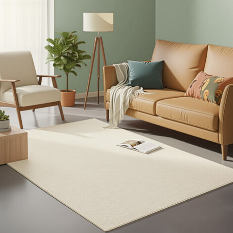 Tapis, 160 x 230 cm, Antidérapant, Lavable en Machine, Moderne, Beige (1/5)