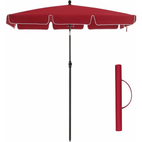Parasol 180 cm Coloré-avec sac-la plage parasol jardin parasol parapluie balcon 