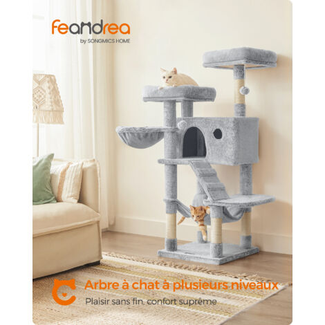 Feandrea Árbol De Gatos, Torre Para Gatos Grandes, Blanco Crema