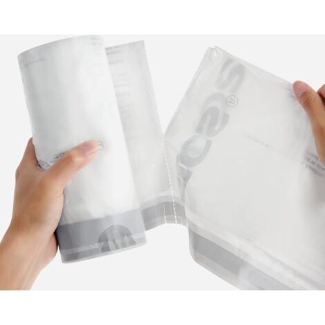 PAMI Lot De 90 Sacs Poubelle De Cuisine Avec Cordon De