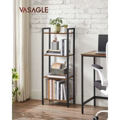 Vasagle - Bibliothèque / Étagère - Marron - 100 cm de large