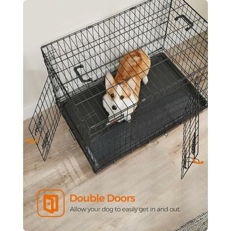Cage pour chien robuste: 52 pouces, Extra Large, Cage métallique