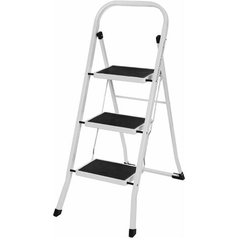 Gorilla Ladders Escabeau léger à trois marches, aluminium