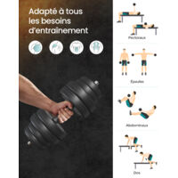 Kit d'haltères ajustables avec poids NEUF Canton Vaud