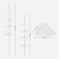 Étagère Douche Salle Sans Percage - Suspendre Pour Salle De Bain à Prix