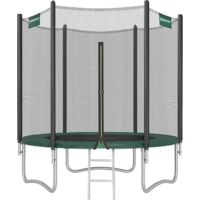 Songmics – Trampoline extérieur 183 cm – Charge maximale 100 kg – Filet de sécurité et coussin de protection – Cadre en acier galvanisé