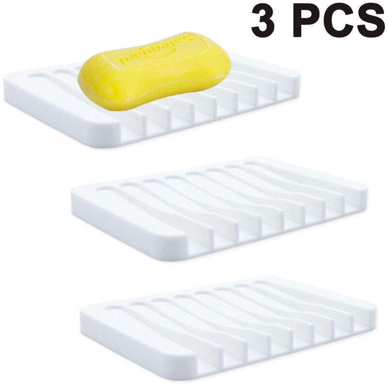 3pcs/set Juego Accesorios Baño Bambú Caja Embalaje Baño Caja