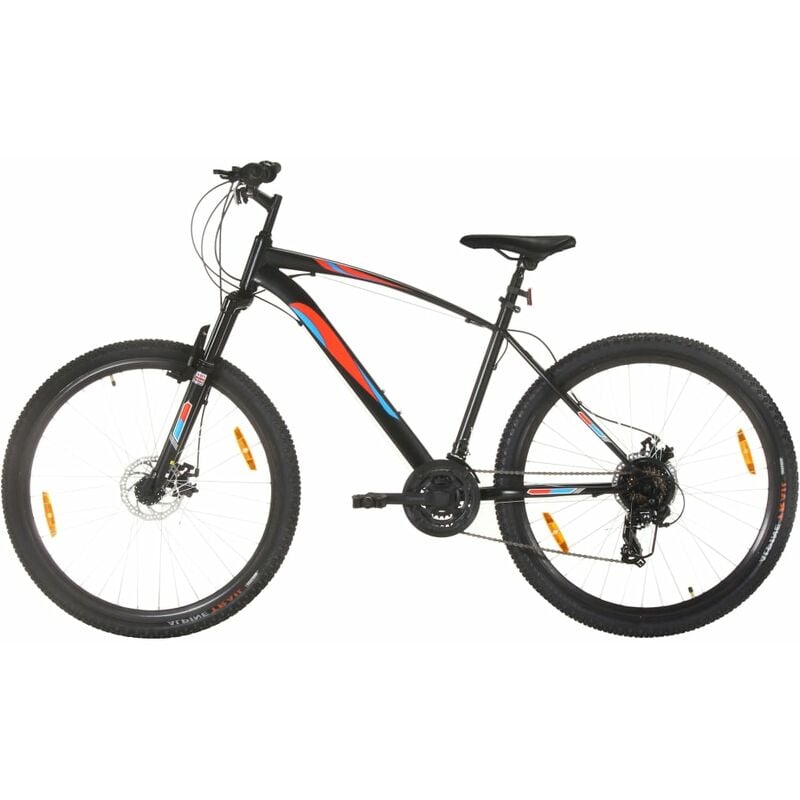 Bicicleta montaña 21 velocidades 29 pulgadas rueda 48 cm negro