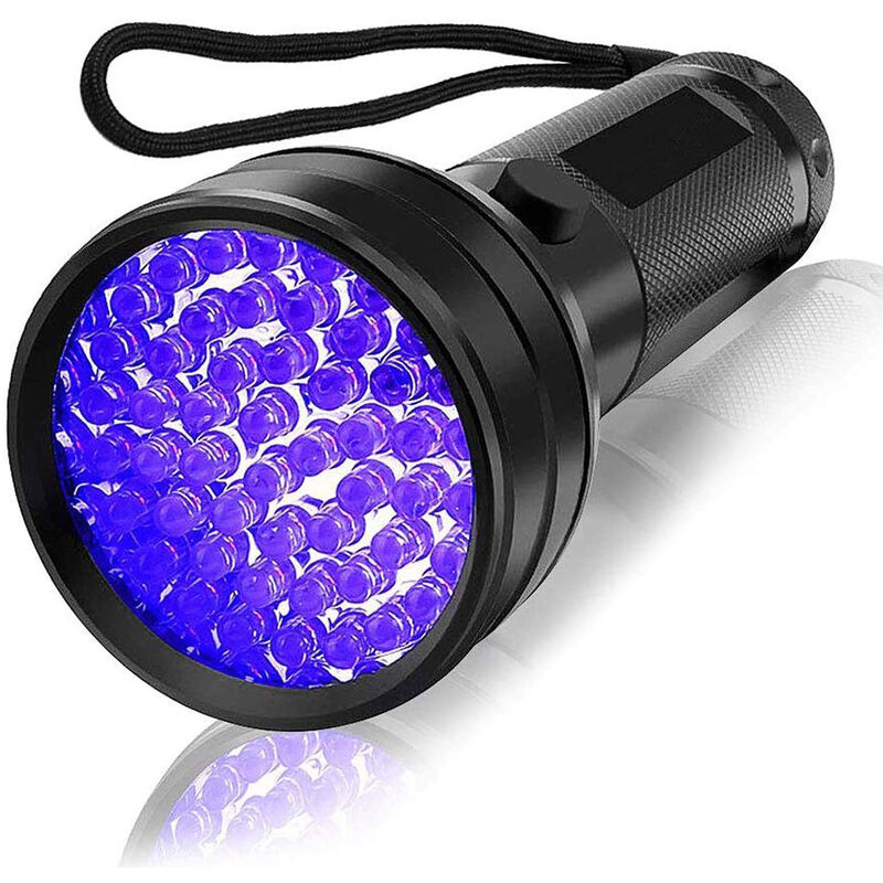 Linterna UV luz negra, potente linterna pequeña de luz negra, luz UV, 12  mini linterna LED de luz negra, detector de orina para mascotas para