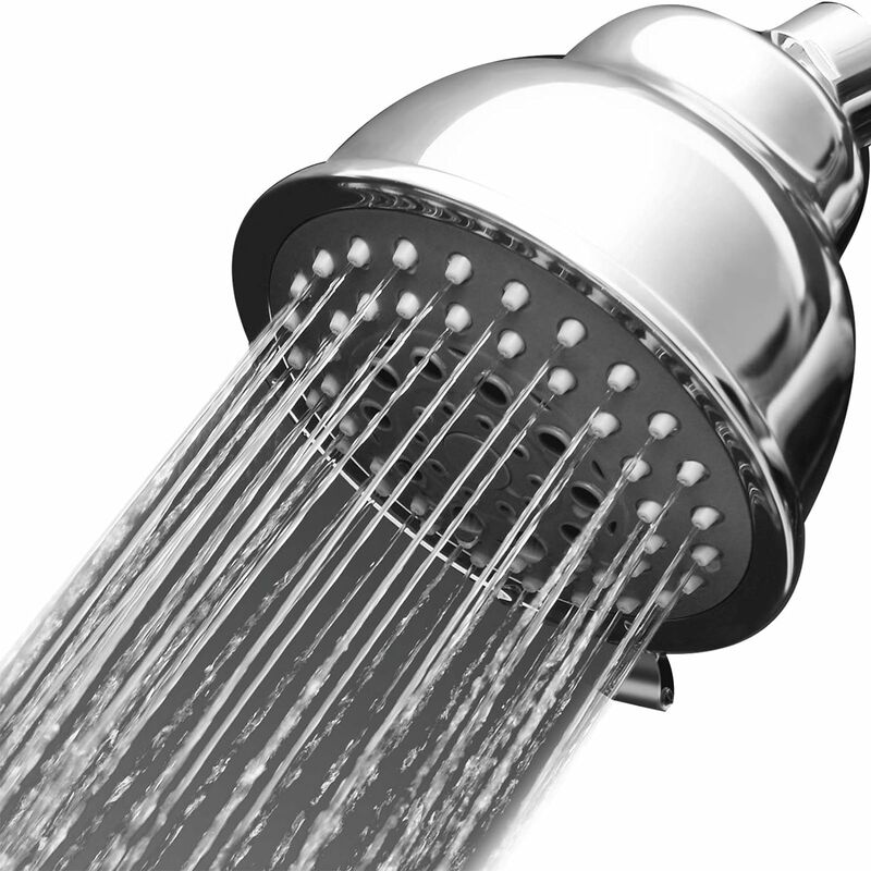 Cabezal de ducha Chrome Handheld Spray de alta presión 5 modos para baño NEW