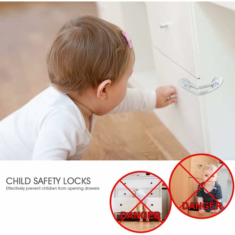 Cierre de seguridad para niños de armarios y vitrinas de Arregui