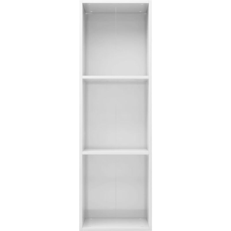 Librería mueble Homcom blanco 145x80x30 cm madera y metal