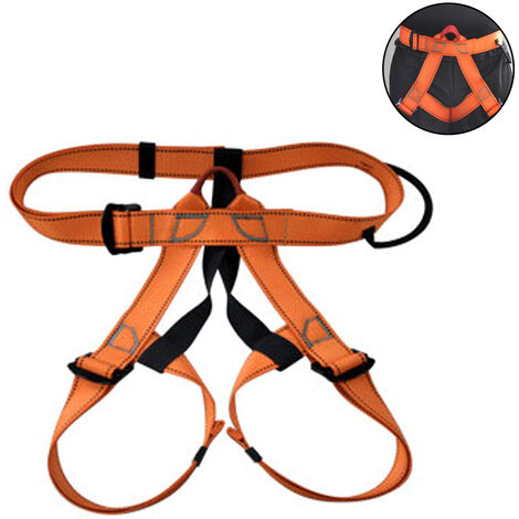 Arnes Seguridad Hombre Cuerpo Completo 5 Anillos, Posicionamiento Y Rescate  Color Naranja