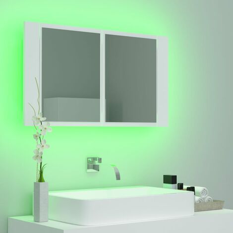 Armario con espejo ovalado para baño, almacenamiento con luz colgante para  pared, tocador de maquillaje, inodoro
