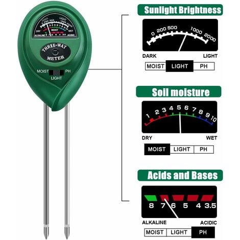  XLUX Medidor de humedad del suelo Medidor de agua